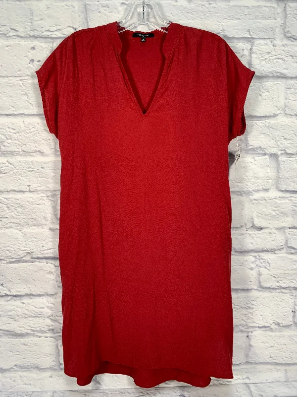 Dress Casual Short By Madewell In Red, Size: Xs