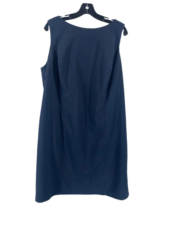 Dress Work By Agb In Navy, Size: 20