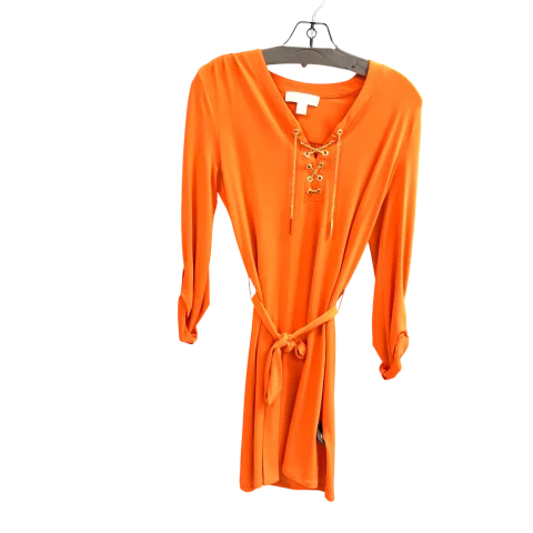 Dress Work By Michael By Michael Kors In Orange, Size: Xs