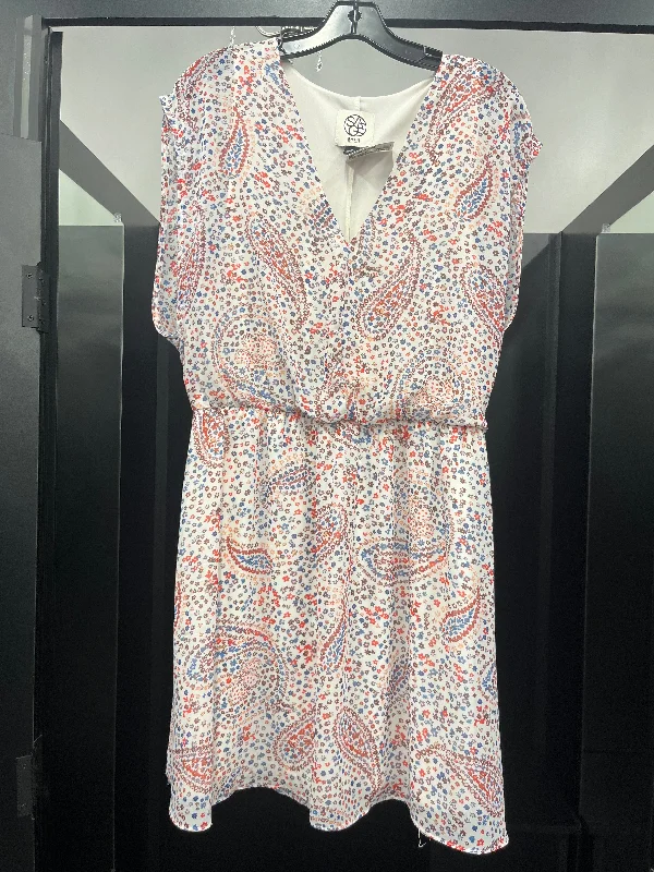 Floral Dress Casual Midi Sage, Size Xl