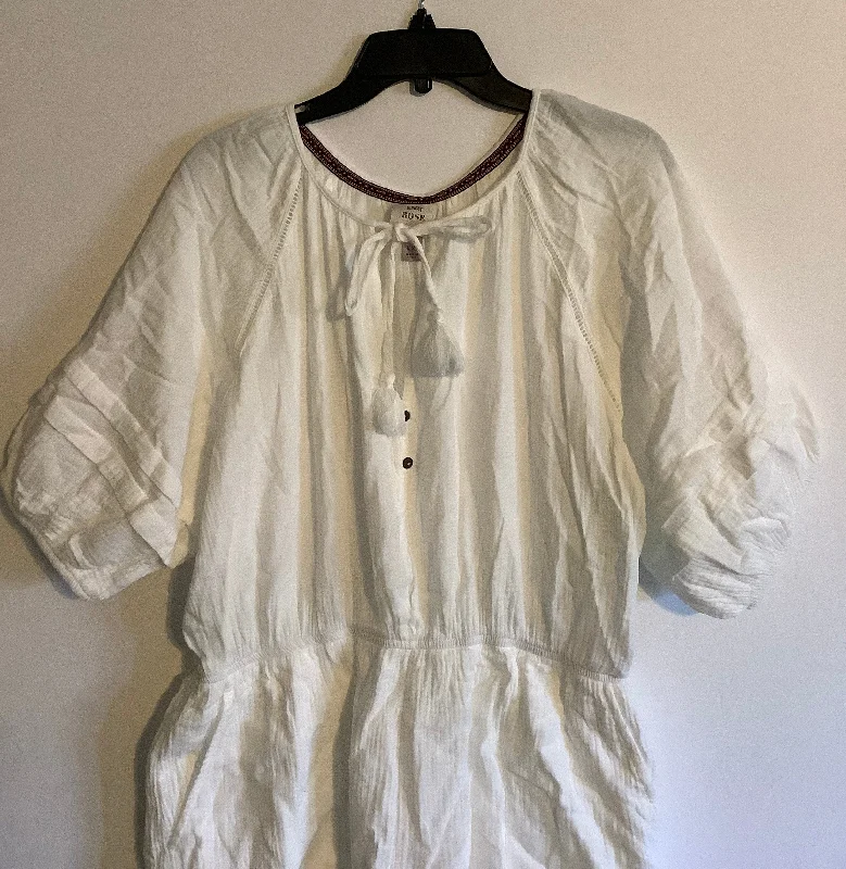 Romper By Knox Rose In White, Size: Xxl