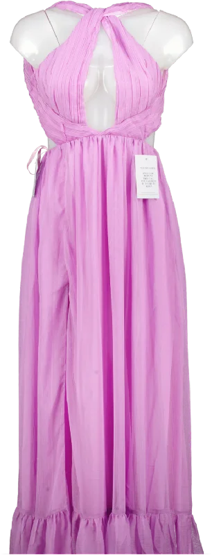 Alamour Purple Gwen Maxi Dress UK 8