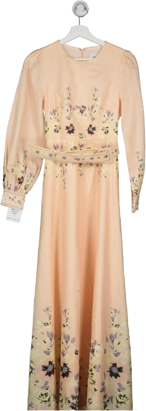 By Malina Pink Josephine Maxi Dress UK XS