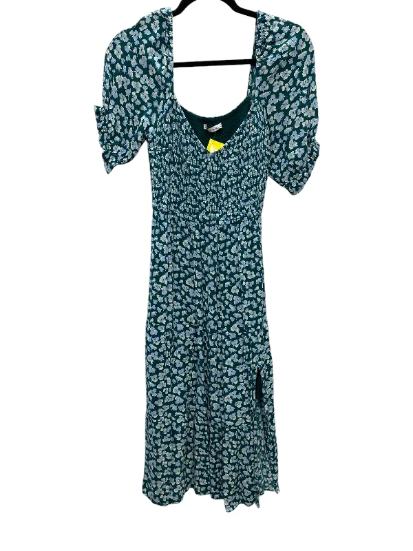 Dress Casual Maxi By Abercrombie And Fitch In Green, Size: L