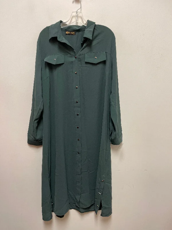 Dress Casual Maxi By Clothes Mentor In Green, Size: L