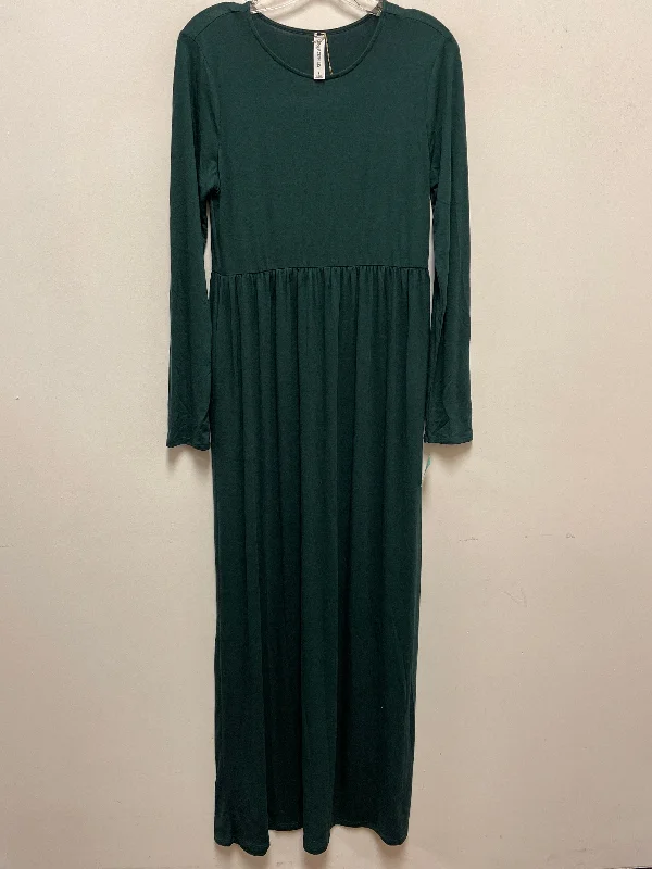 Dress Casual Maxi By Zenana Outfitters In Green, Size: M