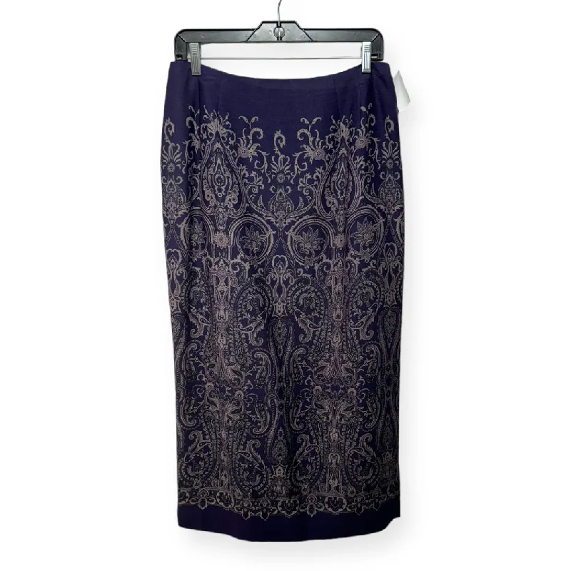 Skirt Maxi By Talbots In Purple, Size: 12