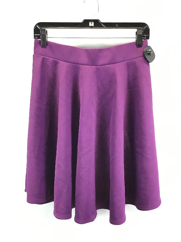 Skirt Mini & Short By Clothes Mentor In Purple, Size: Xl