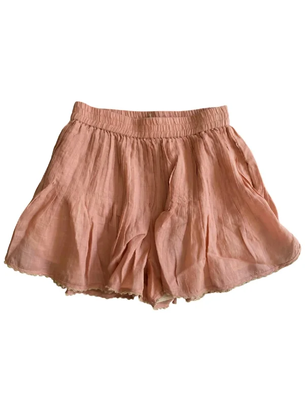 Chelsea Shorts In Mauve