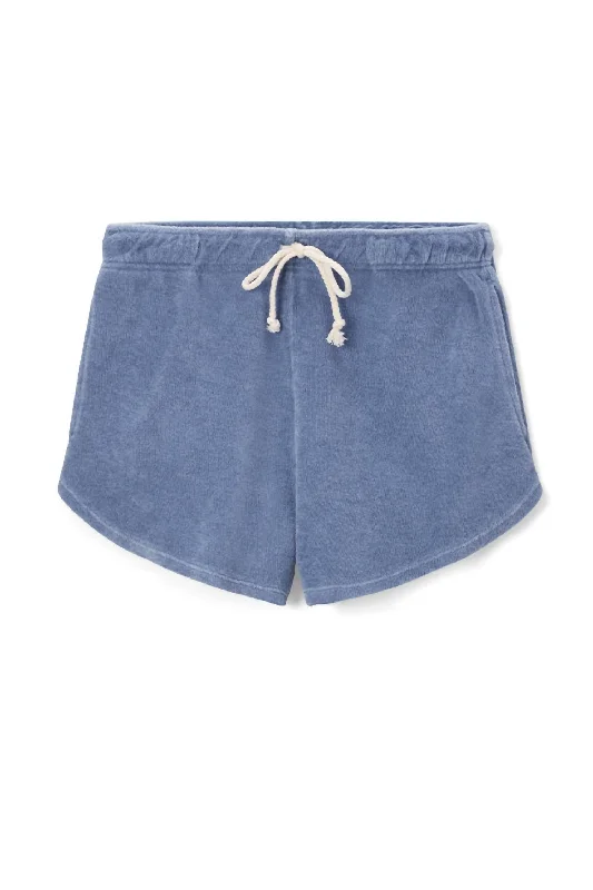 Women's Farrah Loop Terry Short In Sailor Blue