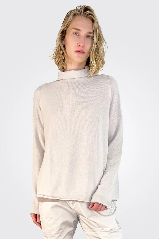 Cashmere Turtleneck - Chalk