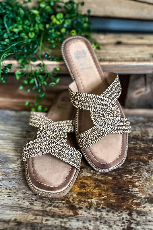 Escorted By Opportunity Sandals - Bronze