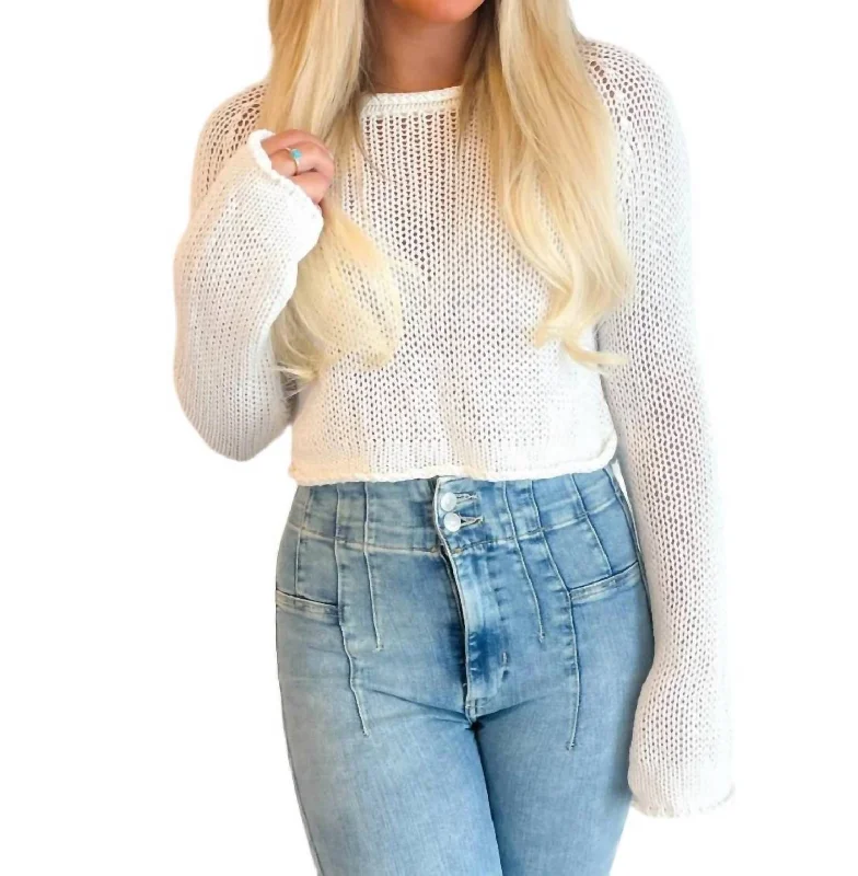 Victoria Sweater In White