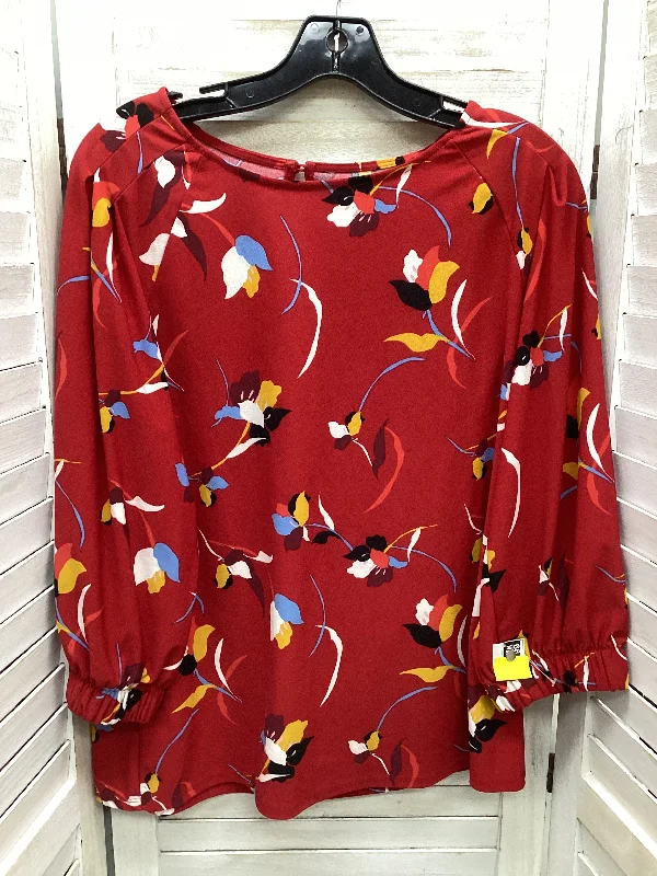 Top Long Sleeve By Clothes Mentor In Multi-colored, Size: S