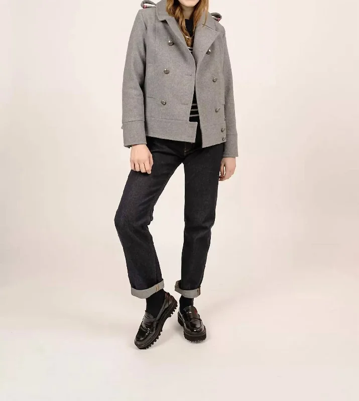 Ste Brigitte Coat Jacket In Gray