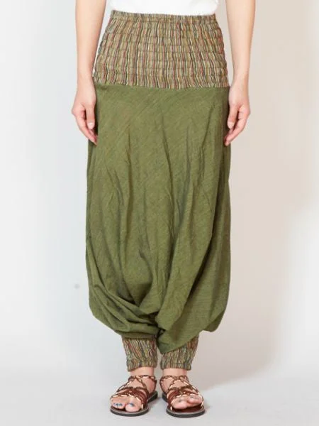 Elastic Unisex Harem Pants