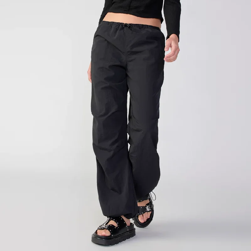 90s Parachute Pant (Black)