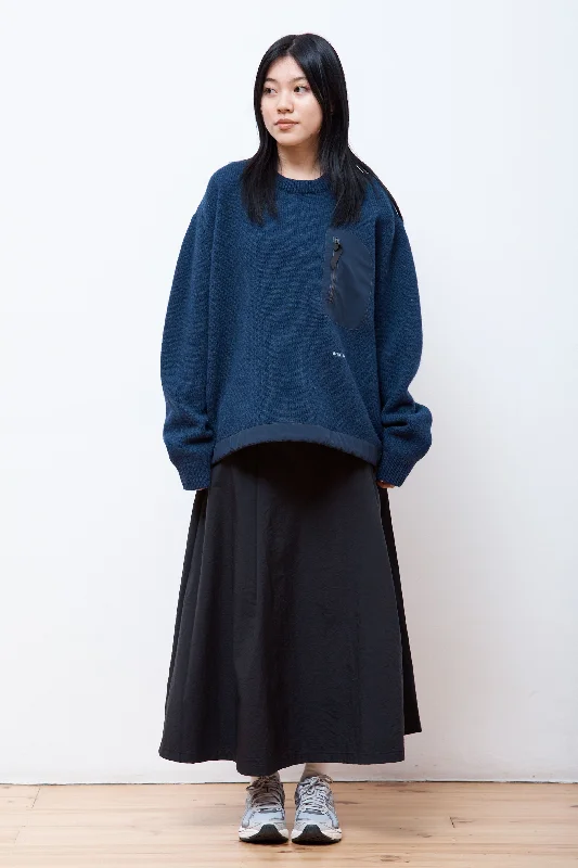 Shetland Wool Sweater Blue